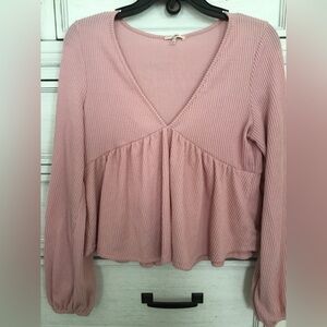 Sheryl Pitched Waist Babydoll Top